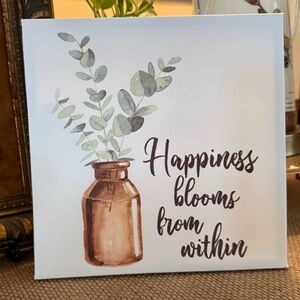 Rustic Brown Vase Canvas Art~ hobby lobby~ Cottage core~farmhouse~boho